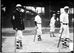 1908 Cubs batting practice West Side Grounds